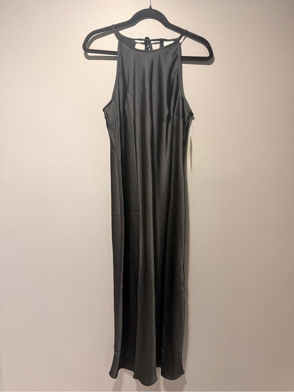 a new day Black High-Neck Midi Dress